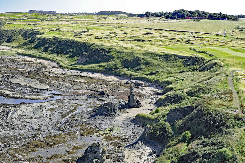 Rock and Spindle - south-east of St Andrews, Fife