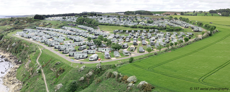 Kinkell Braes, caravan site, St Andrews, Fife