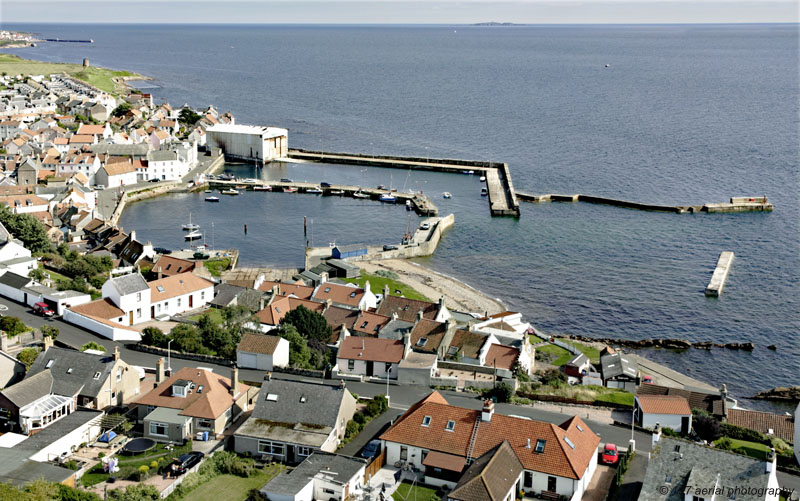 St Monans Harbour in the East Neuk of Fife