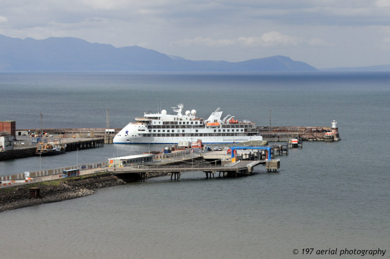 Cruise ship 'Greg Mortimer' at Troon, South Ayrshire