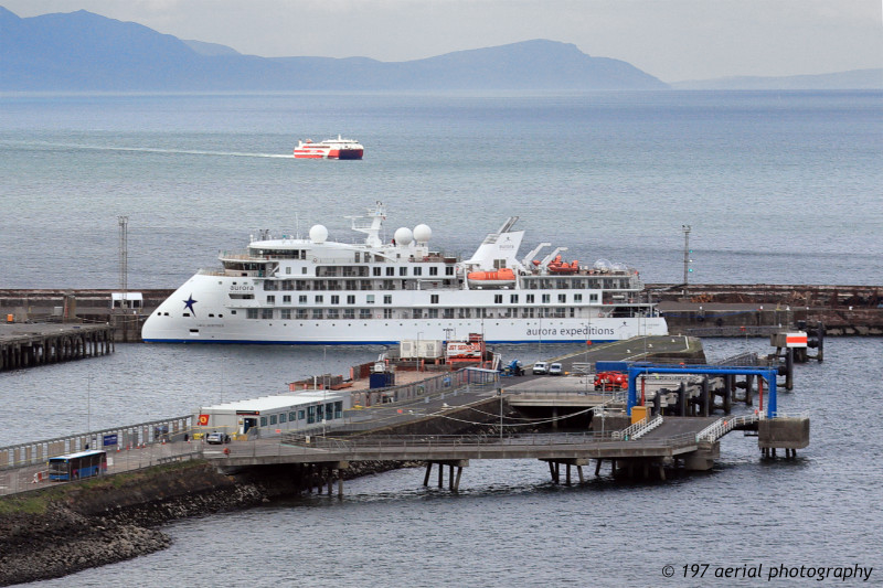 Cruise ship 'Greg Mortimer' at Troon, South Ayrshire