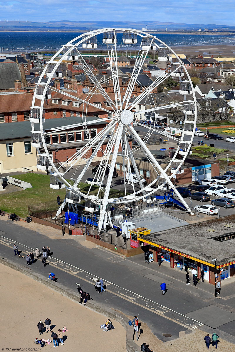 Ferris wheel at the south beach, Troon, South Ayrshire