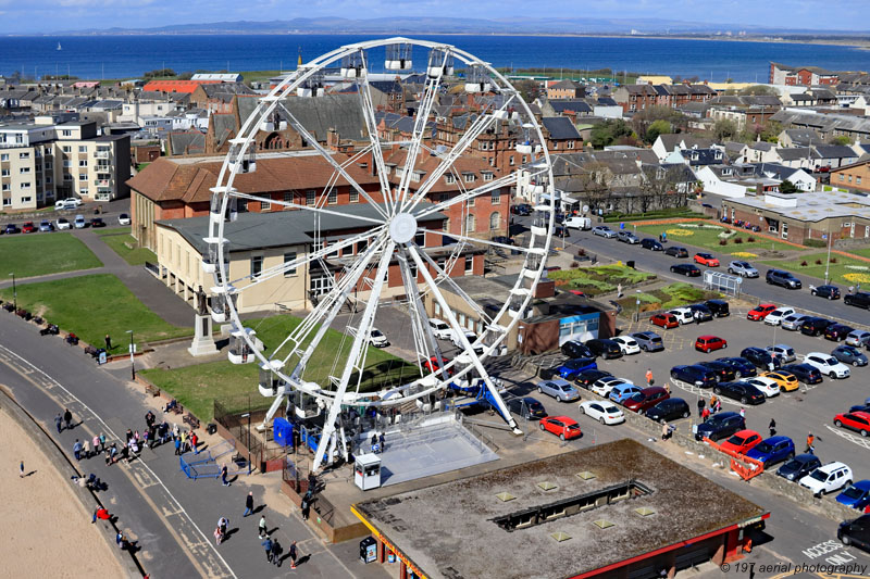 Ferris wheel at the south beach, Troon, South Ayrshire