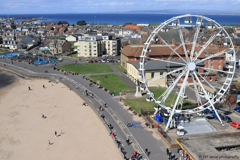 Ferris wheel at the south beach, Troon, South Ayrshire