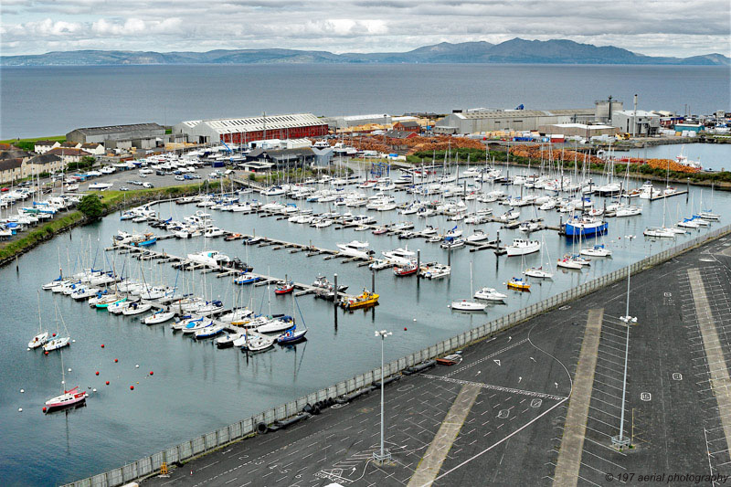 Marina or Yacht Haven at Troon, South Ayrshire