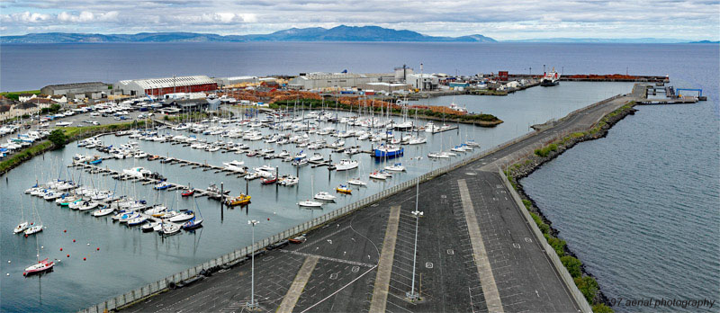 Marina or Yacht Haven at Troon, South Ayrshire