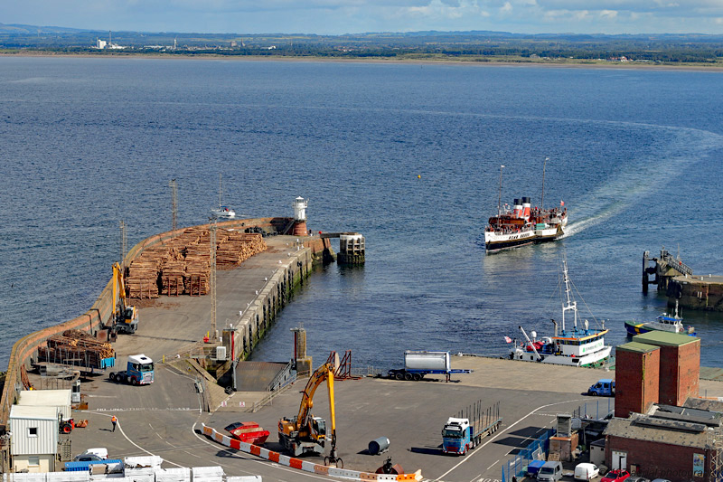 Paddle Steamer Waverley, Troon, South Ayrshire