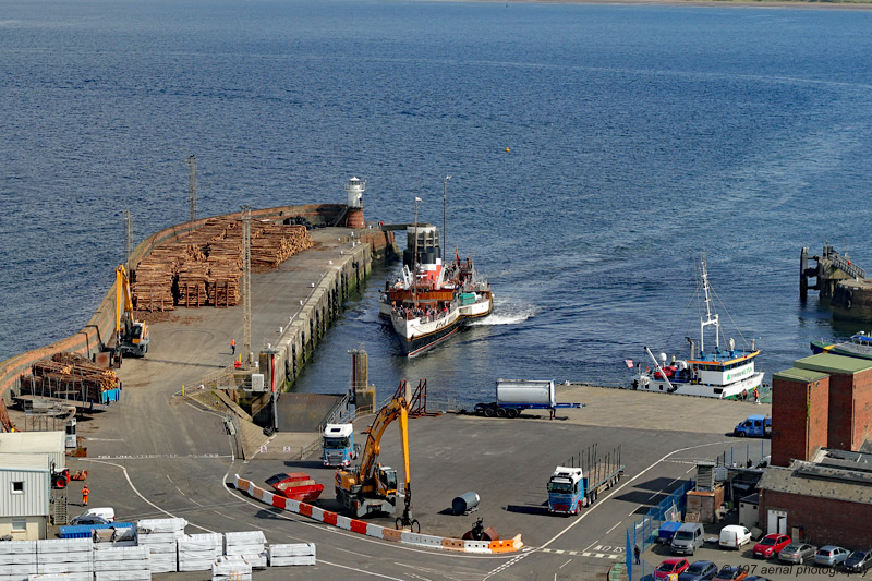 Paddle Steamer Waverley, Troon, South Ayrshire