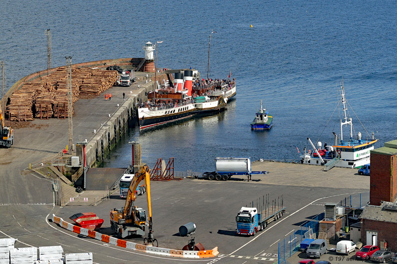 Paddle Steamer Waverley, Troon, South Ayrshire