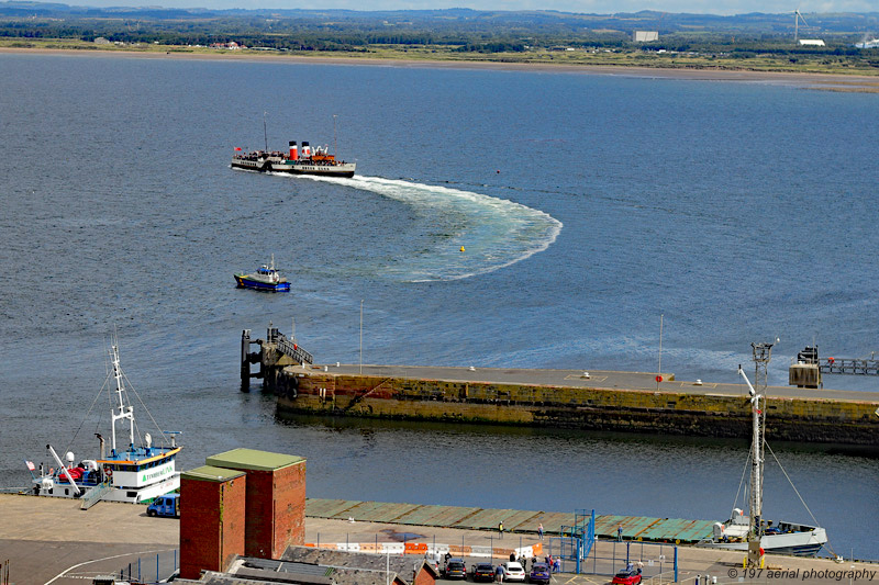 Paddle Steamer Waverley, Troon, South Ayrshire