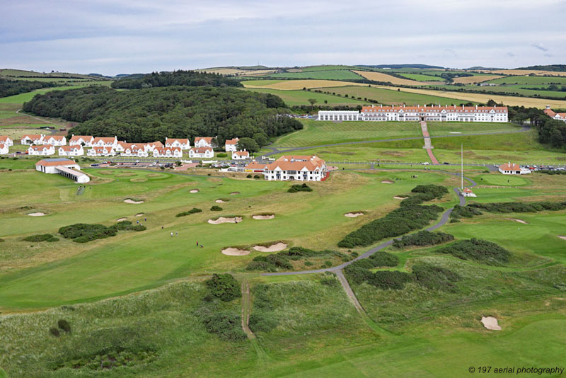 Turnberry Hotel & golf course, south of Maidens, South Ayrshire