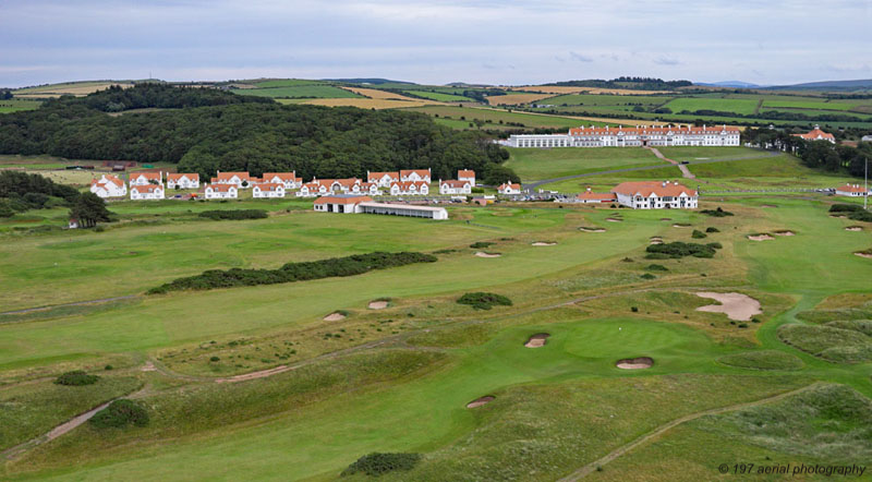 Turnberry Hotel & golf course, south of Maidens, South Ayrshire