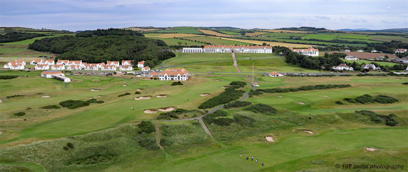 Turnberry Hotel & golf course, south of Maidens, South Ayrshire